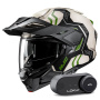 Casque Modular HJC i80 Velly MC4SF + Kit Bluetooth Lokui K30