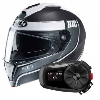 Modular HJC I90 Davan MC10SF + Kit Bluetooth 5S Solo