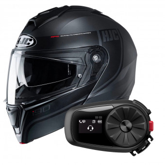 Modular HJC I90 Davan MC5SF + Kit Bluetooth 5S Solo