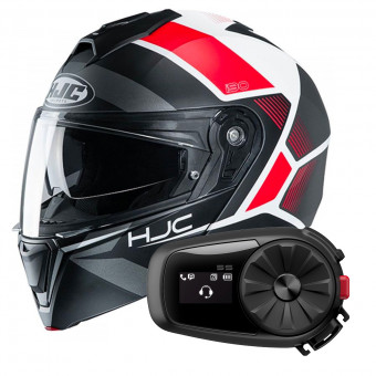 Modular HJC I90 Hollen MC1SF + Kit Bluetooth 5S Solo
