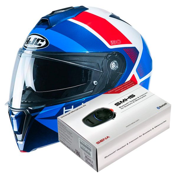 Modular HJC I90 Hollen MC21 + Kit Bluetooth SMH5 Solo