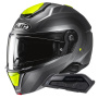 Casque Modular HJC i91 Arven MC3HSF + Kit Bluetooth Smart 21B