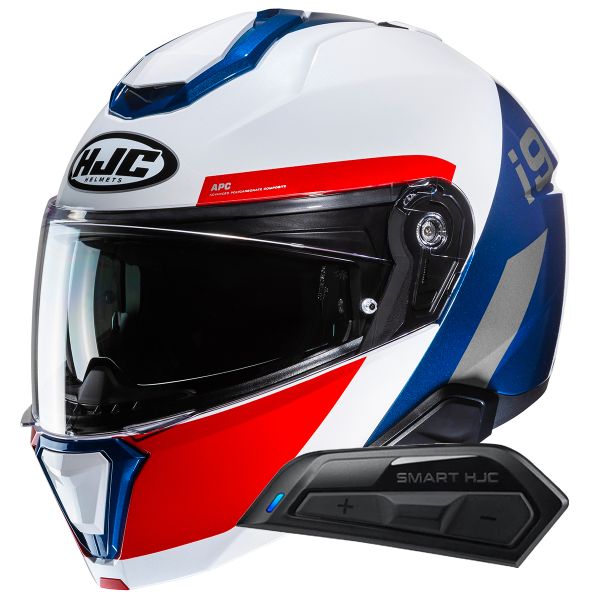 Modular HJC i91 Bina MC21 + Kit Bluetooth Smart 11B