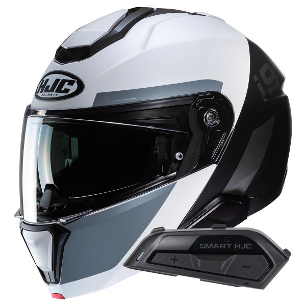 Modular HJC i91 Bina MC5SF + Kit Bluetooth Smart 21B Flat Black