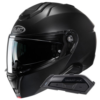 Modular HJC i91 Semi Flat Black+ Kit Bluetooth Smart 21B Flat Black