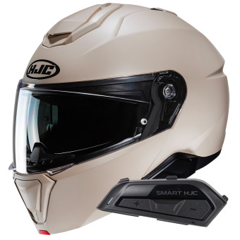 Modular HJC i91 Semi Flat Sand Beige+ Kit Bluetooth Smart 21B Flat Black