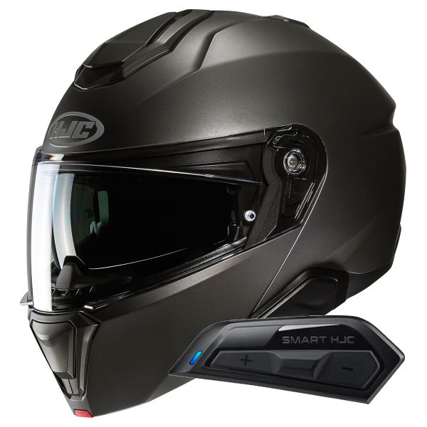 Modular HJC i91 Semi Flat Titanium+ Kit Bluetooth Smart 11B Modular HJC i91 Semi Flat Titanium+ Kit Bluetooth Smart 11B
