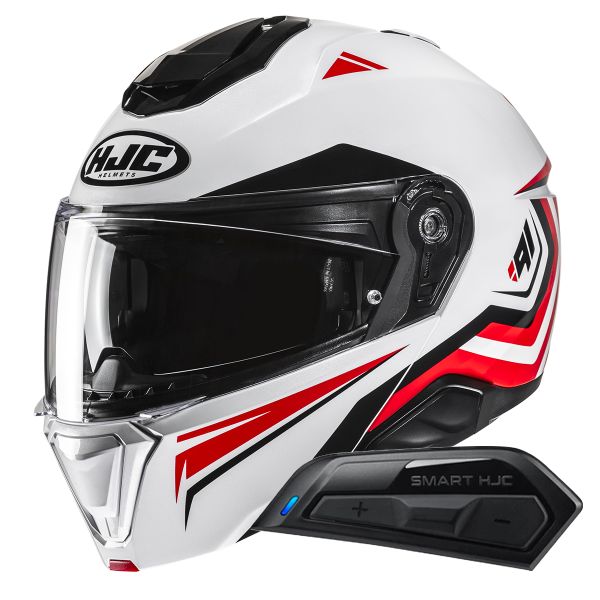 Modular HJC i91 Tricus MC1 + Kit Bluetooth Smart 11B