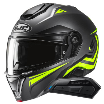Modular HJC i91 Tricus MC3HSF + Kit Bluetooth Smart 11B