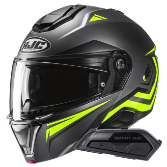 Modular HJC i91 Tricus MC3HSF + Kit Bluetooth Smart 21B
