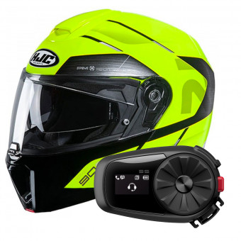 Cascos Moto Alta Visibilidad, Fluorescente | Cascos Fluo jets, integrales,  modulares | iCasque.es