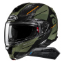Casque Modular HJC RPHA91 Blat MC7 + Kit Bluetooth Smart 11B