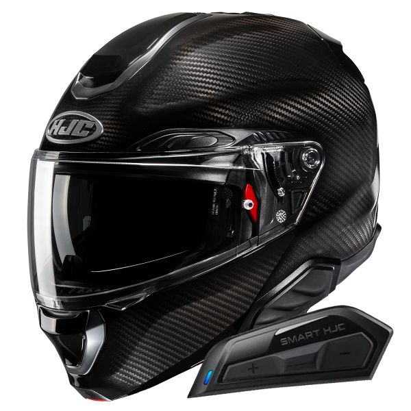 Modular HJC RPHA91 Carbon Black + Kit Bluetooth Smart 11B