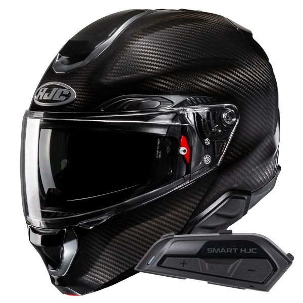 Modular HJC RPHA91 Carbon Black + Kit Bluetooth Smart 21B
