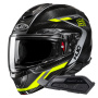 Casque Modular HJC RPHA91 Carbon Lagos MC3H + Kit Bluetooth Smart 21B