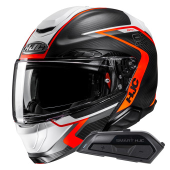 Modular HJC RPHA91 Carbon Lagos MC6HSF + Kit Bluetooth Smart 21B