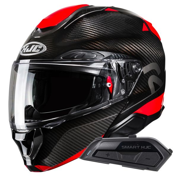 Modular HJC RPHA91 Carbon Noela MC1 + Kit Bluetooth Smart 21B Modular HJC RPHA91 Carbon Noela MC1 + Kit Bluetooth Smart 21B
