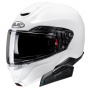 Casque Modular HJC RPHA91 Pearl White + Kit Bluetooth Smart 21B