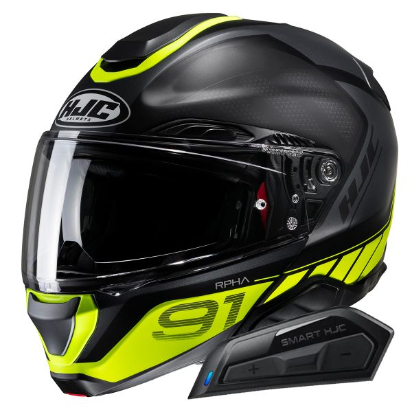 Modular HJC RPHA91 Rafino MC3HSF + Kit Bluetooth Smart 11B Modular HJC RPHA91 Rafino MC3HSF + Kit Bluetooth Smart 11B