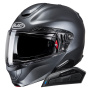 Casque Modular HJC RPHA91 Semi Flat Anthracite + Kit Bluetooth Smart 11B