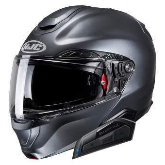 Modular HJC RPHA91 Semi Flat Anthracite + Kit Bluetooth Smart 21B