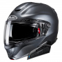 Casque Modular HJC RPHA91 Semi Flat Anthracite + Kit Bluetooth Smart 21B