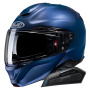 Casque Modular HJC RPHA91 Semi Flat Metallic Blue + Kit Bluetooth Smart 11B