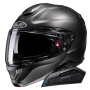 Casque Modular HJC RPHA91 Semi Flat Titanium + Kit Bluetooth Smart 11B