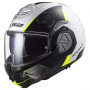 Casque Modular LS2 Advant Codex White Black FF906