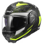 Casque Modular LS2 Advant II Astral H-V Yellow FF910