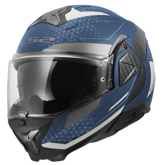 Modular LS2 Advant II Astral Navy Blue Grey FF910