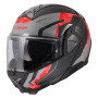 Casque Modular LS2 Advant II Glide Black Grey Red FF910