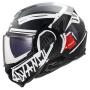 Casque Modular LS2 Advant II Tape Black FF910
