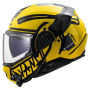 Casque Modular LS2 Advant II Tape Yellow FF910