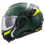 Casque Modular LS2 Advant II Triple Olive FF910