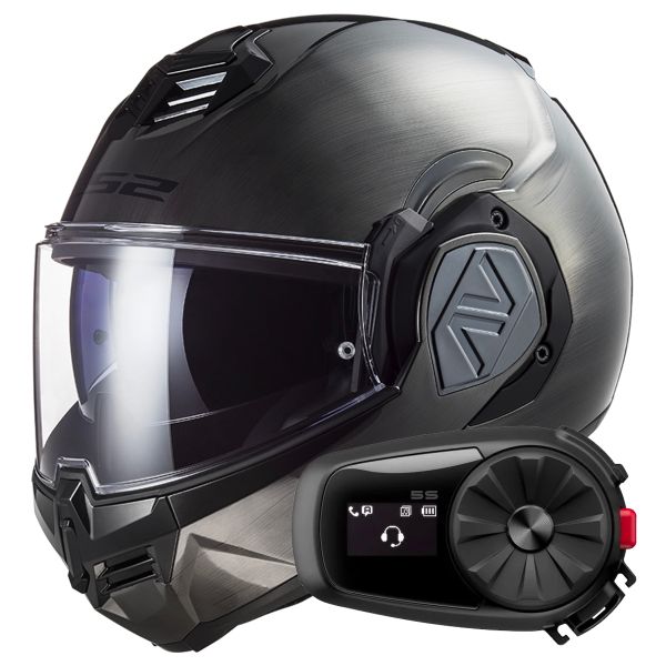 Modular LS2 Advant Jeans FF906 + Kit Bluetooth 5S Solo