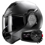 Casque Modular LS2 Advant Matt Titanium FF906 + Kit Bluetooth 5S Solo