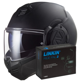 Modular LS2 Advant Noir FF906 + Linkin Ride Pal III