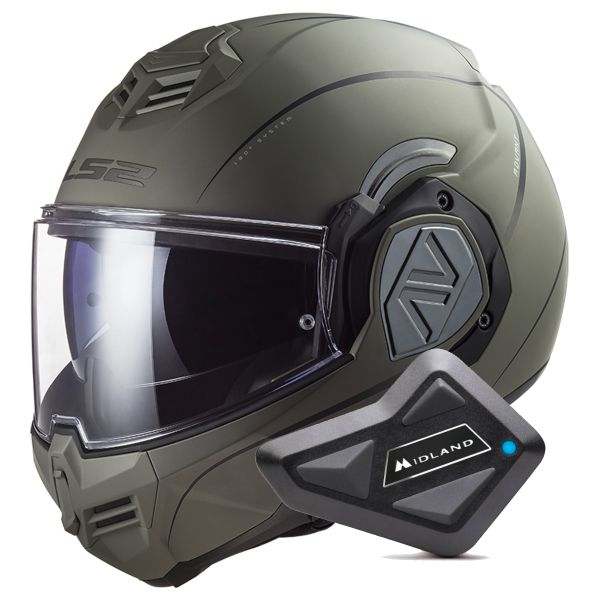 Modular LS2 Advant Special Matt Sand FF906 + Kit Bluetooth BT Mini Modular LS2 Advant Special Matt Sand FF906 + Kit Bluetooth BT Mini