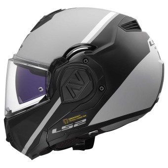 Modular LS2 Advant Swipe Grey Black FF906