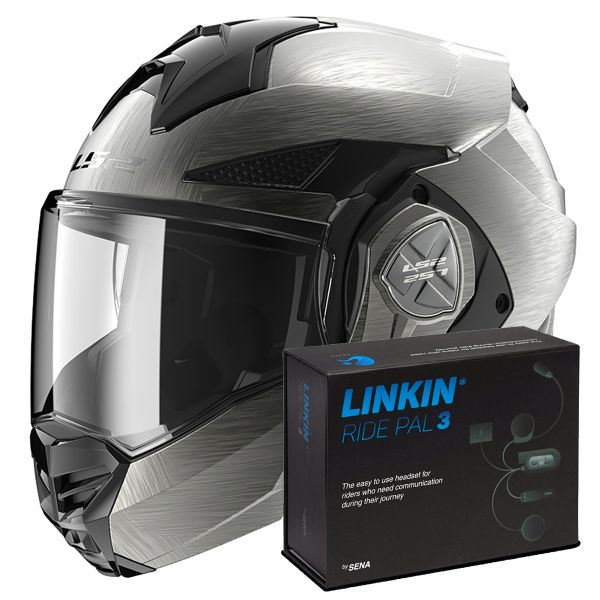 Modular LS2 Advant X Jeans FF901 + Linkin Ride Pal III