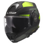 Casque Modular LS2 Advant X Nova Black H-V Yellow FF901