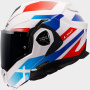Casque Modular LS2 Advant X Nova White Blue Red FF901