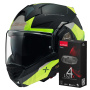 Casque Modular LS2 Advant X Oblivion M. Black H-V FF901 + Kit Bluetooth 4X Cardo