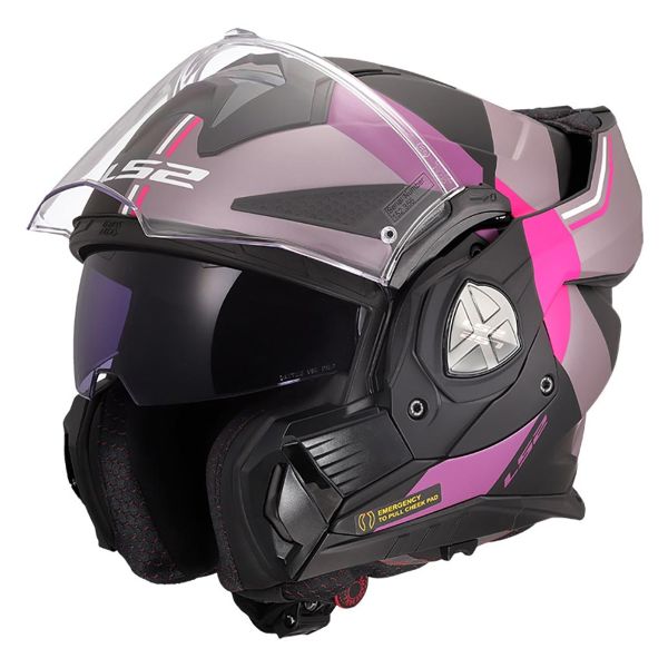 LS2 Advant X Ultra Gris Morado FF901