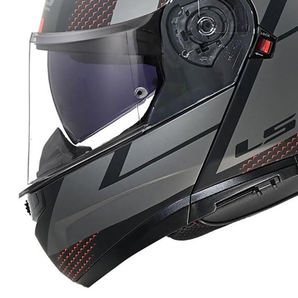 LS2 Strobe II Code Black Grey FF908