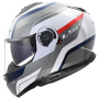 Casque Modular LS2 Strobe II Monza Blanco Azul Rojo FF908