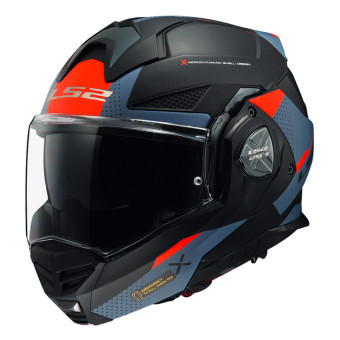 LS2 Advant X Oblivion M. Black Blue FF901 + Linkin Ride Pal III