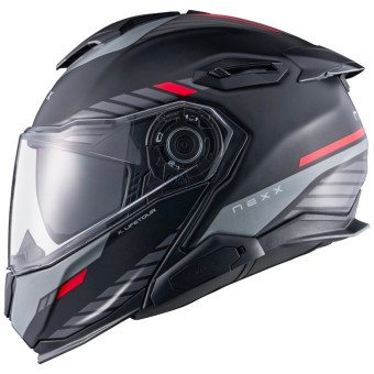 Modular Nexx X.Lifetour Globe Black Red Mat
