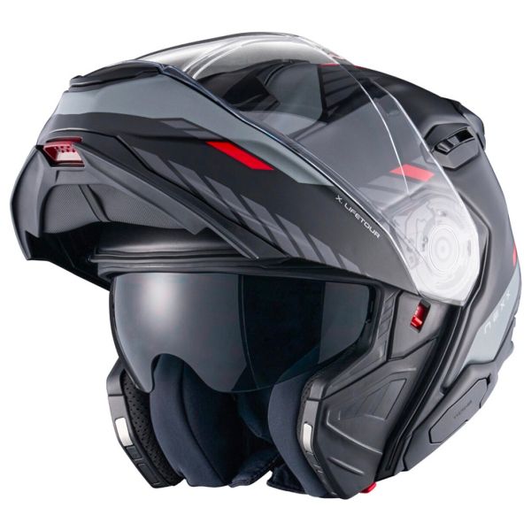 Nexx X.Lifetour Globe Black Red Mat